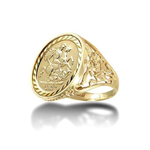 9ct Yellow Gold St.George Ring