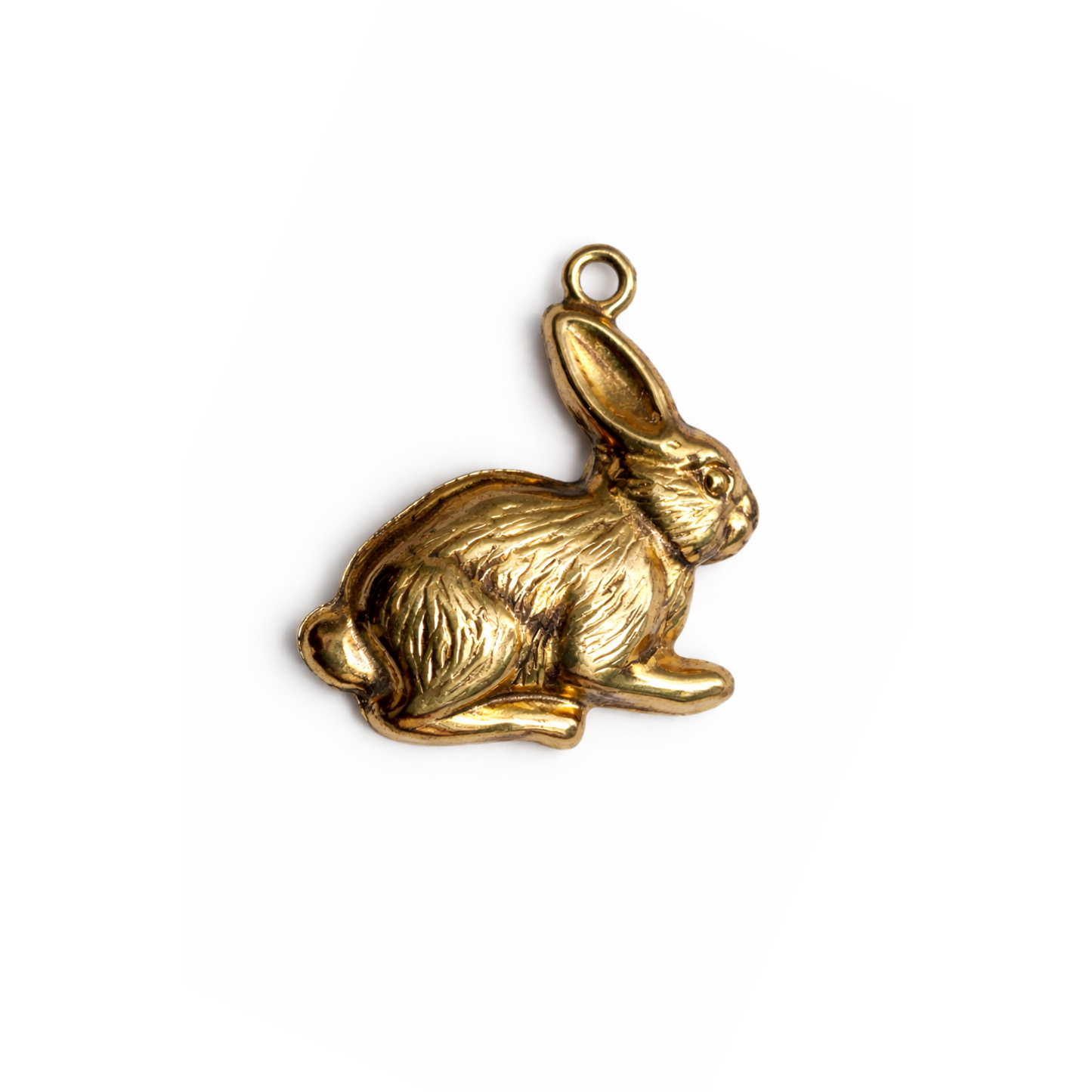 9ct 9 Carat Gold Rabbit Bunny Hare Charm