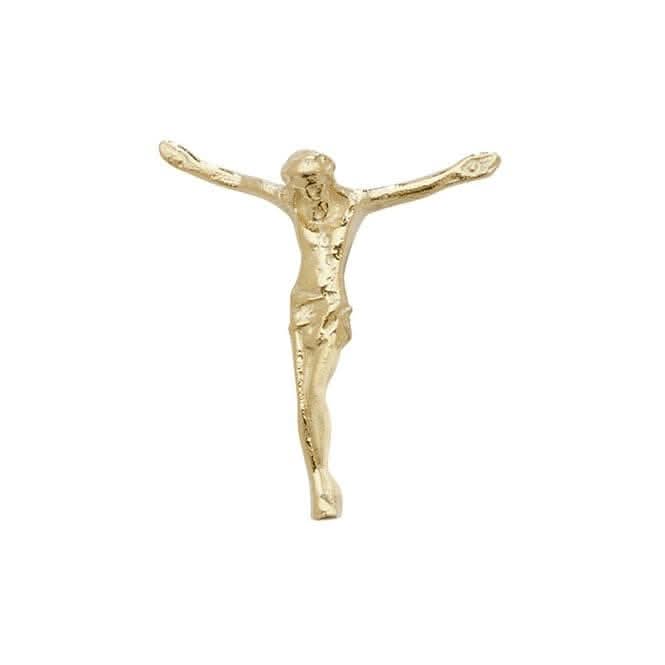 9ct Yellow Gold Small Jesus Pendant PN433