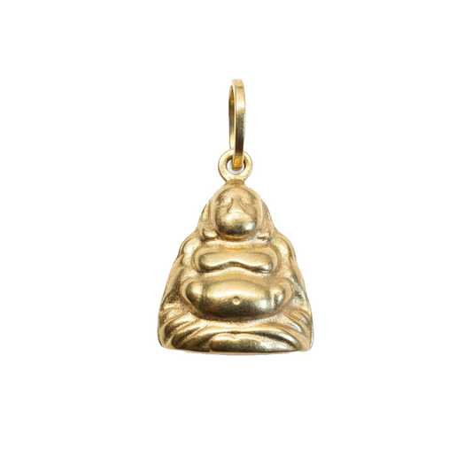 9ct 9 Carat Gold Laughing Buddha Budai Hotei Charm